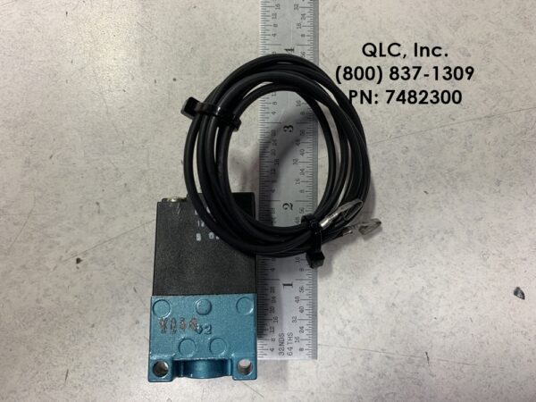 A picture of the solenoid and cable for the control unit.