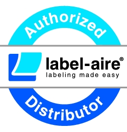 A label-aire authorized distributor logo